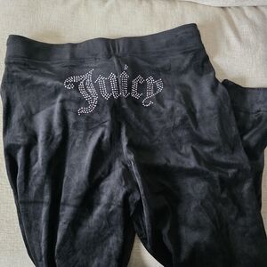 Juicy Couture Black Velour Apparel